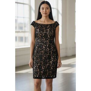VINCE CAMUTO Women Black Tan Dress 8
